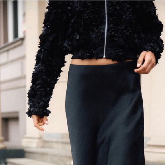 Zara STRUCTURED FABRIC JACKET - Picture 7 of 9